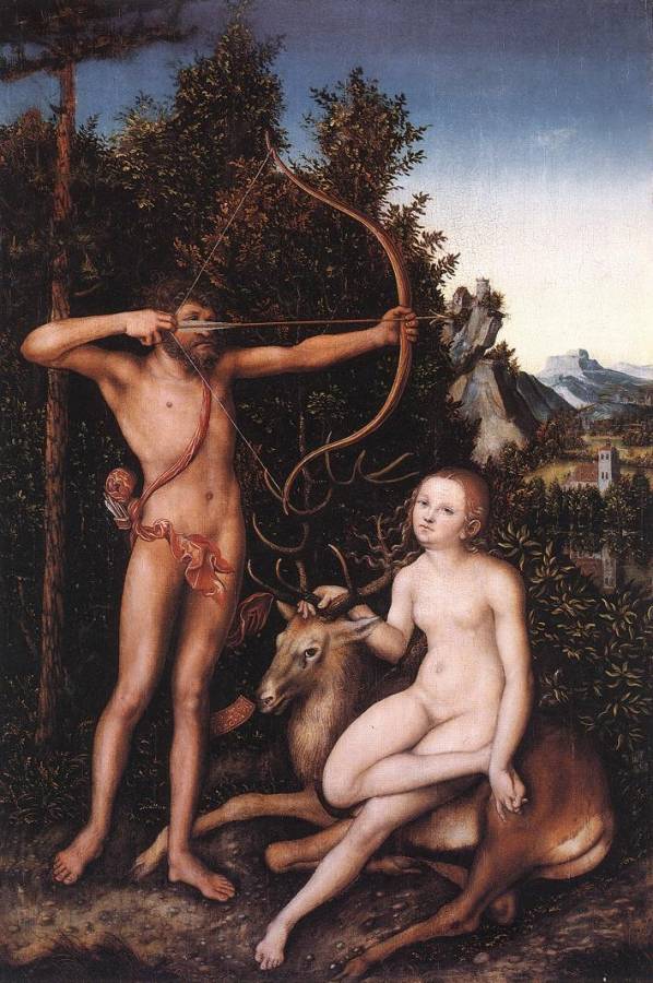 Cranach Lucas il Vecchio - Apollo et Diana.jpg